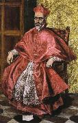 El Greco A Cardinal oil painting on canvas